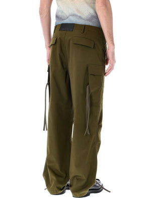 Cargo Pants for Men in Gray by MSGM