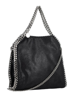حقيبة يد فالابيلا مصنوعة من الجلد الفضي الطبيعي من شاغي دير الاصلية للنساء: اللون الأسود SS24