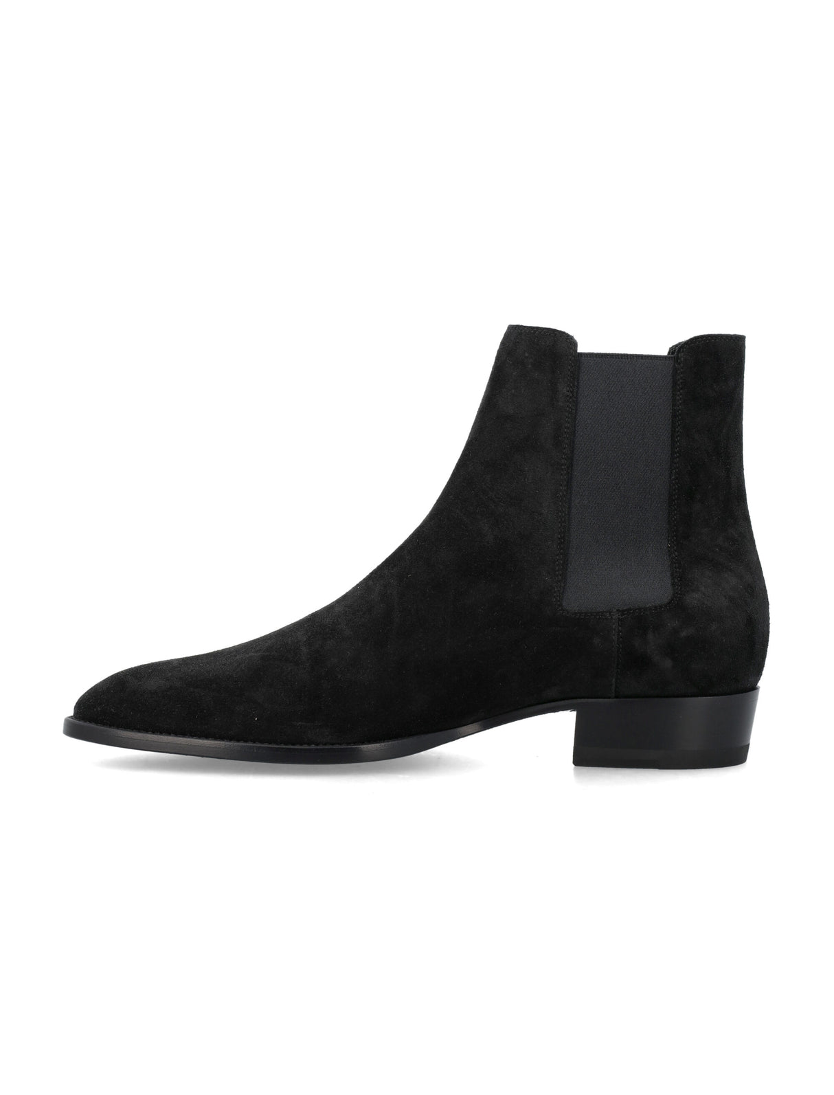 SAINT LAURENT Suede Leather Wyatt Chelsea Boots for Men | SS24 Collection