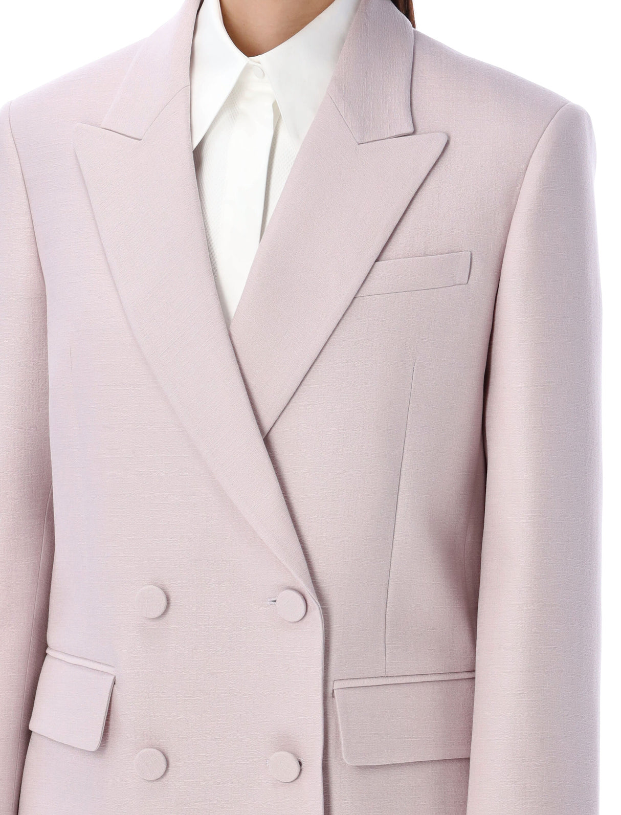 VALENTINO GARAVANI Double Breasted Blazer in NEMO_ROSE for SS24