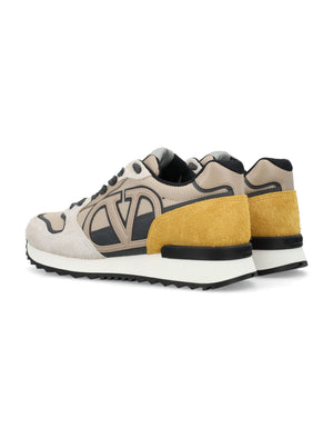 Men's Low-Top V-LOGO Sneakers in Ice by Valentino Garavani