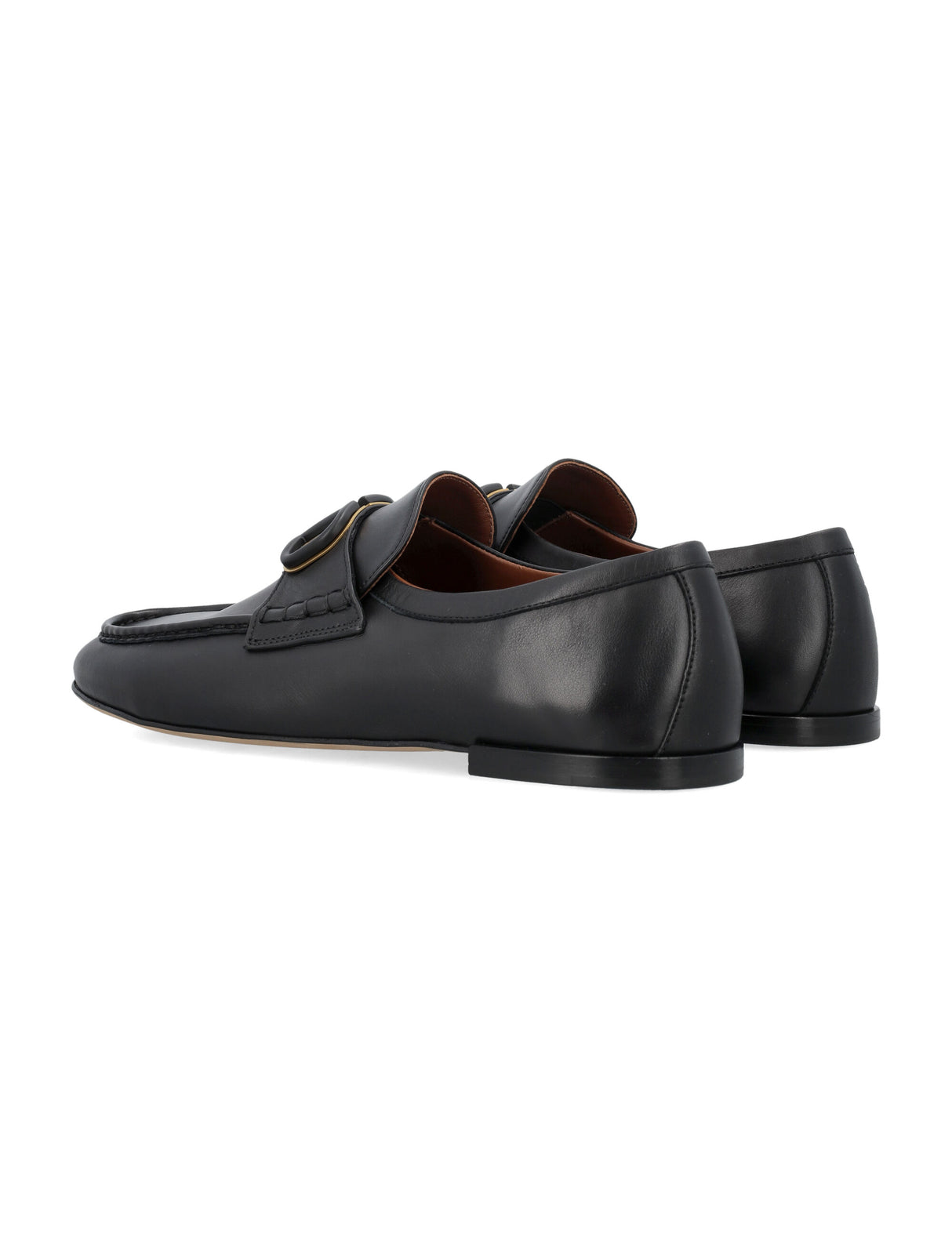 VALENTINO GARAVANI VLOGO Signature Calfskin Nappa Loafer for Men - Black