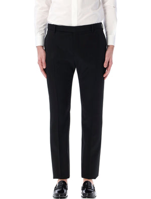 SAINT LAURENT Black Wool Pants for Men – SS24 Collection