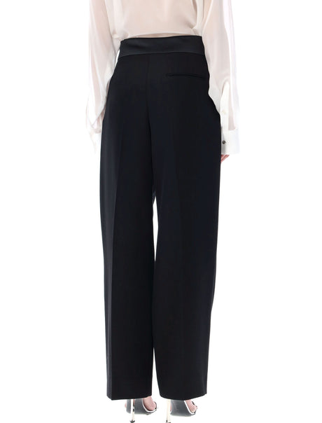 STELLA MCCARTNEY Elegant and Chic Tuxedo Trousers for Women in Classic Black