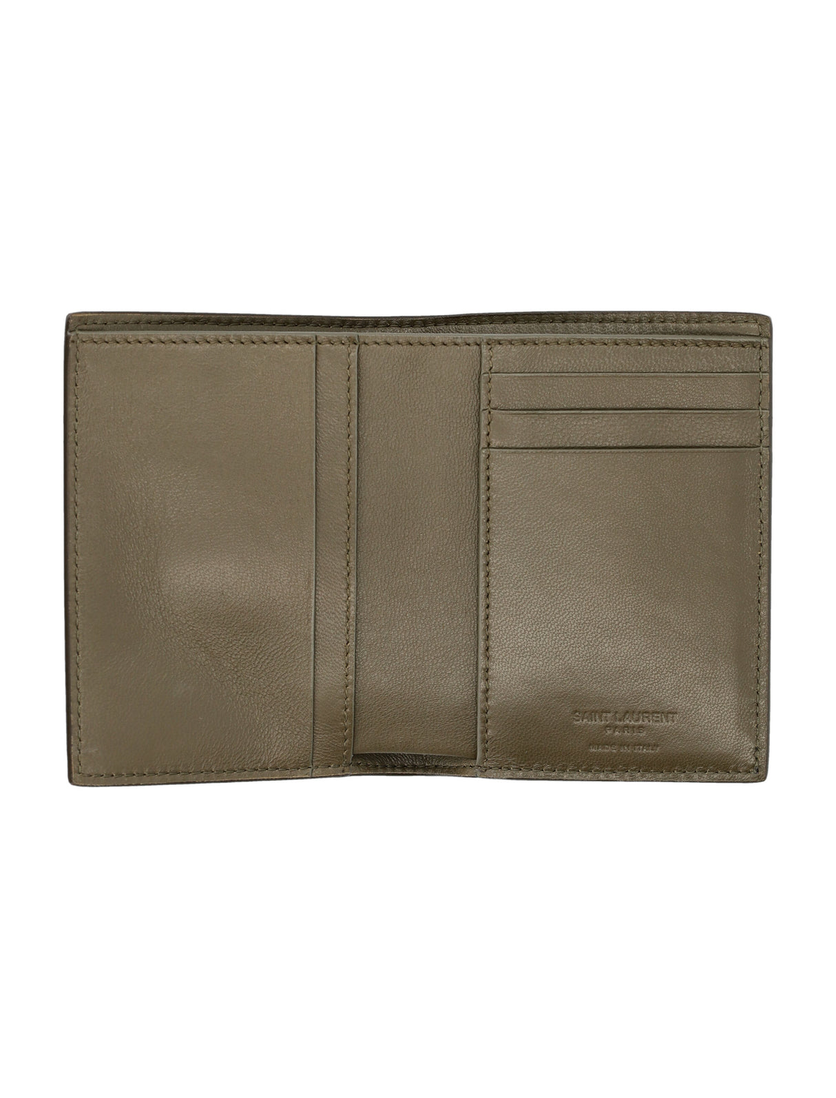 Dark Seaweed Lizard Credit Card Wallet for Men