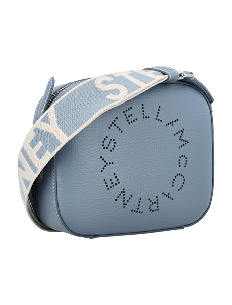 STELLA MCCARTNEY Mini Stella Logo Vegan Belt Bag in Grey with Detachable Strap