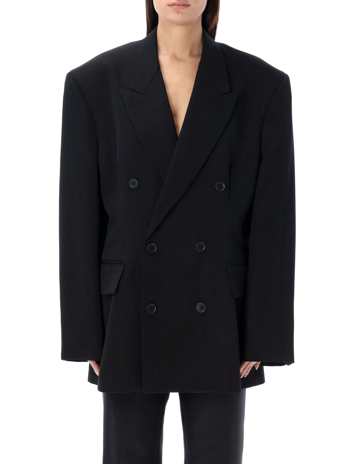 BALENCIAGA Chic and Versatile Clinched Jacket for Women