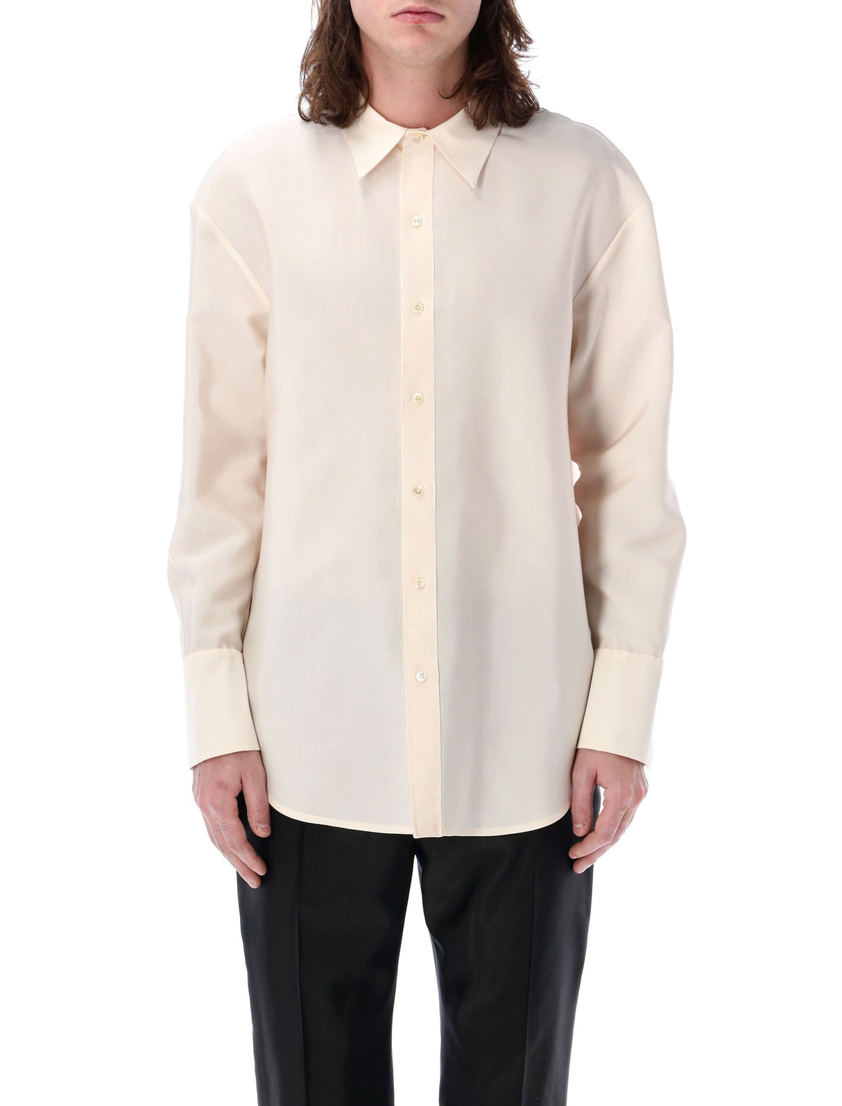 Classic Oversized Shirt for Men in SAINT LAURENT CARIE