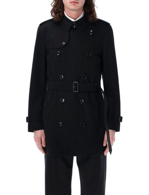 男士短款黑色傳統風衣夾克 SS24季