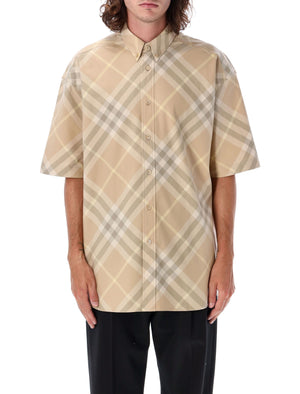 BURBERRY Contemporary Check Pattern Casual Shirt