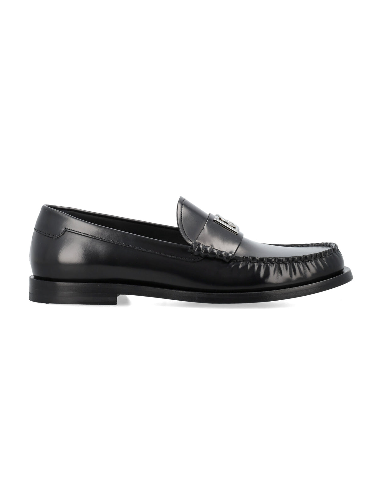 DOLCE & GABBANA Classic Black Loafer for Men - Stylish Slip-On Designs from SS24 Collection