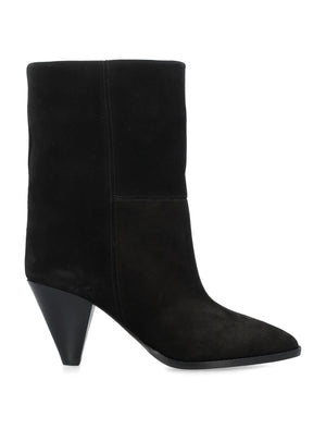 ISABEL MARANT Suede Leather Boots with Conical Heel for Women