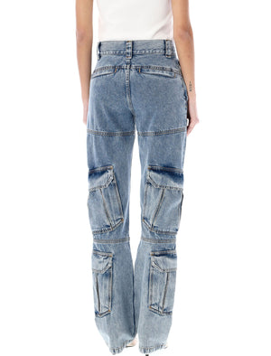 GIVENCHY Denim Cargo Pants - Classic and Chic Style for Every Woman