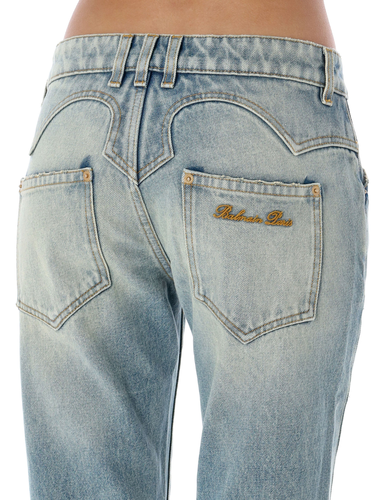 Light Blue Western Bootcut Denim Jeans for Women - SS24コレクション