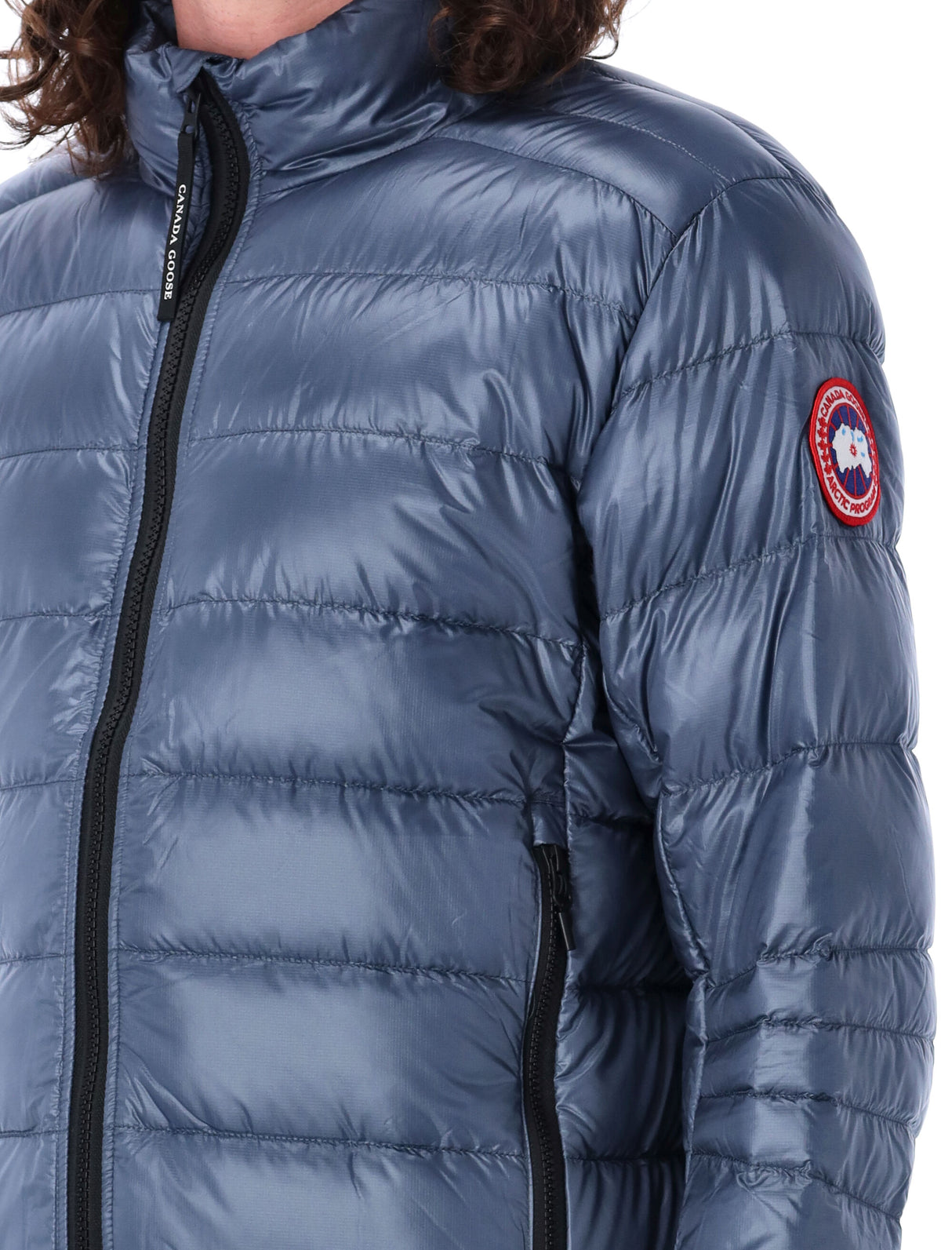CANADA GOOSE Men's Ozone Blue Quilted and Padded Jacket for SS24