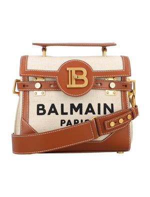 BALMAIN B-BUZZ 23 CANVAS Handbag