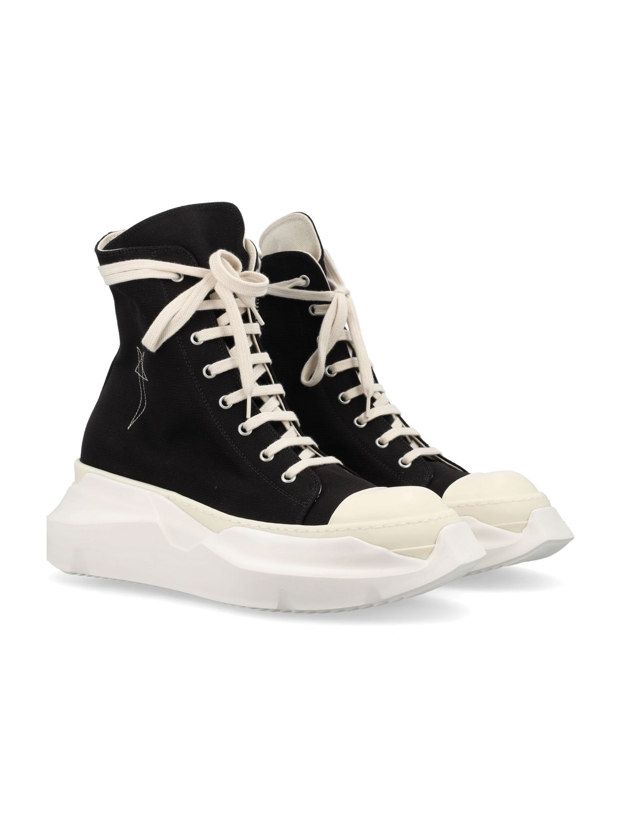 DRKSHDW Women's Abstract Sneak - High Top Sneakers with Side Zip and Embroidered Star