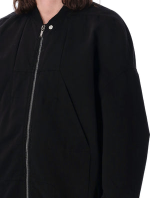 Men's Black Sphinx Jumbo Flight Bomber Jacket for SS24