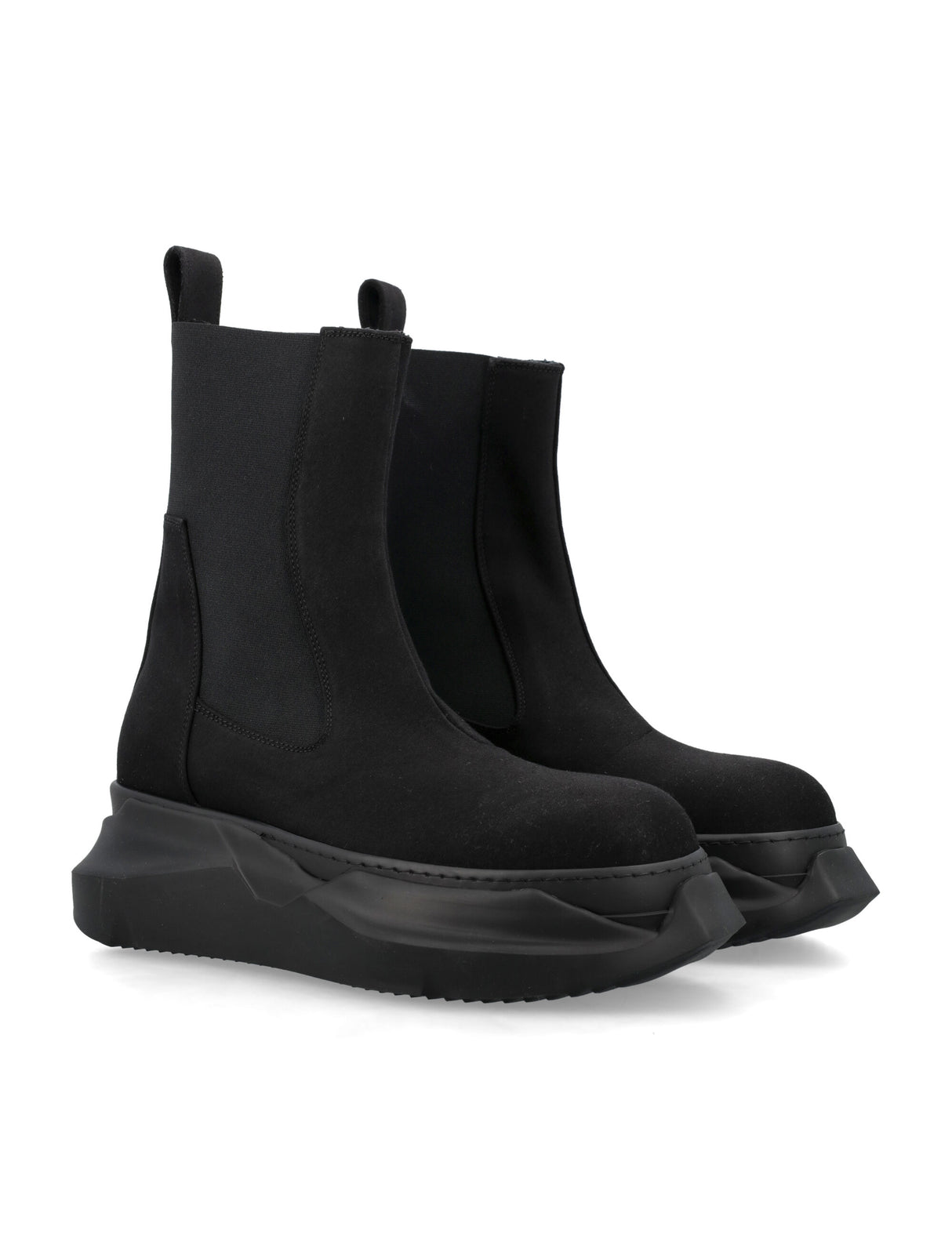 Men's Black Abstract Beatle Boot by Rick Owens DRKSHDW
