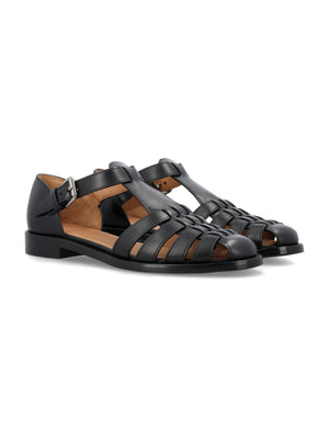 Kelsey Sandals - Black Leather