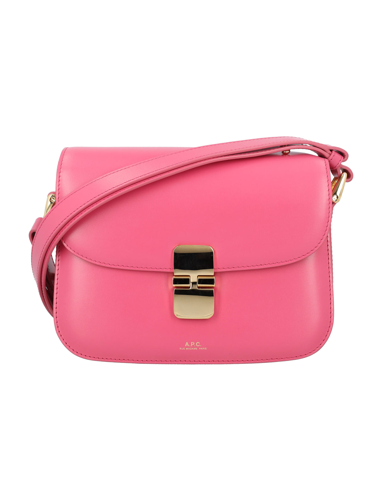 Grace Small Leather Handbag - Fuchsia Rose (SS24 Collection)