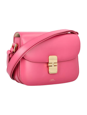 Grace Small Leather Handbag - Fuchsia Rose (SS24 Collection)