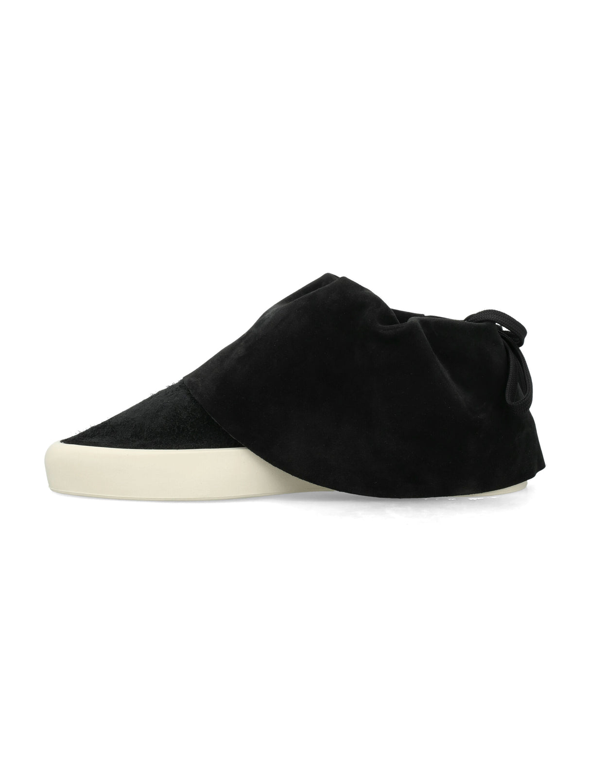 FEAR OF GOD Black Suede Leather Moc Low Sneakers for Men