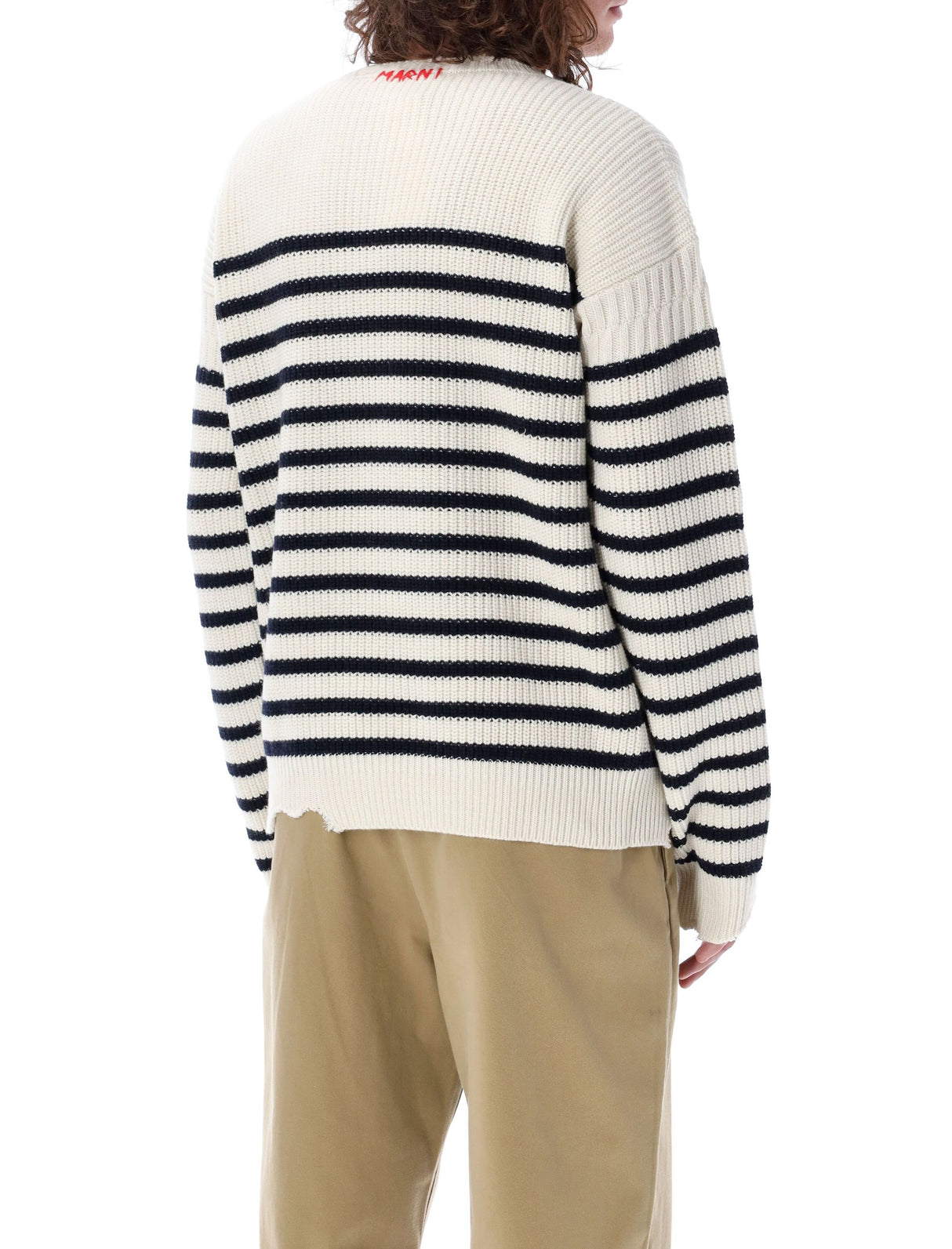 Nautical Inspired Striped Jumper for Men