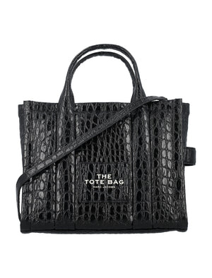 Croc-Embossed Medium Tote Handbag by Marc Jacobs