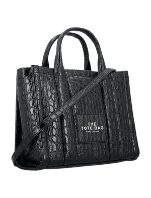 Croc-Embossed Medium Tote Handbag by Marc Jacobs