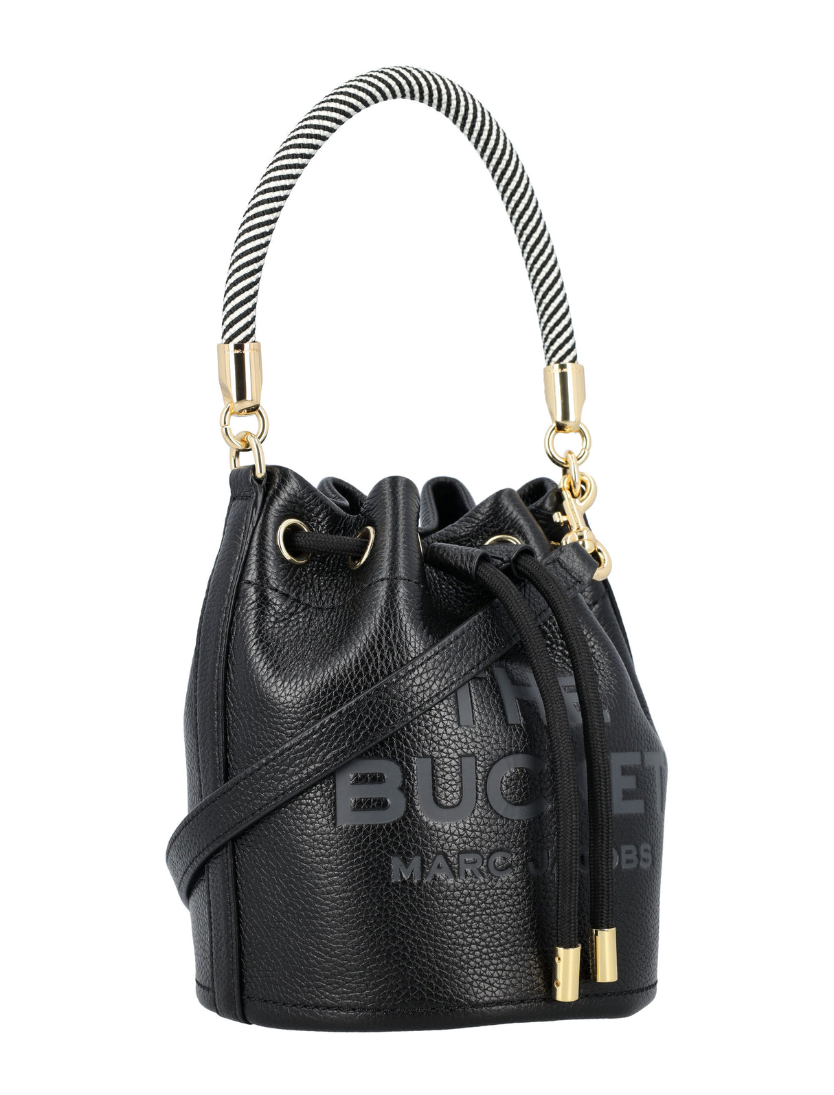 GRAIN LEATHER BUCKET HANDBAG BY MARC JACOBS - SS24 COLLECTION