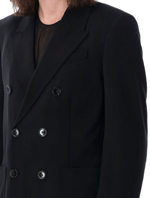 AMI PARIS Men's Black Double Breasted Blazer - SS24