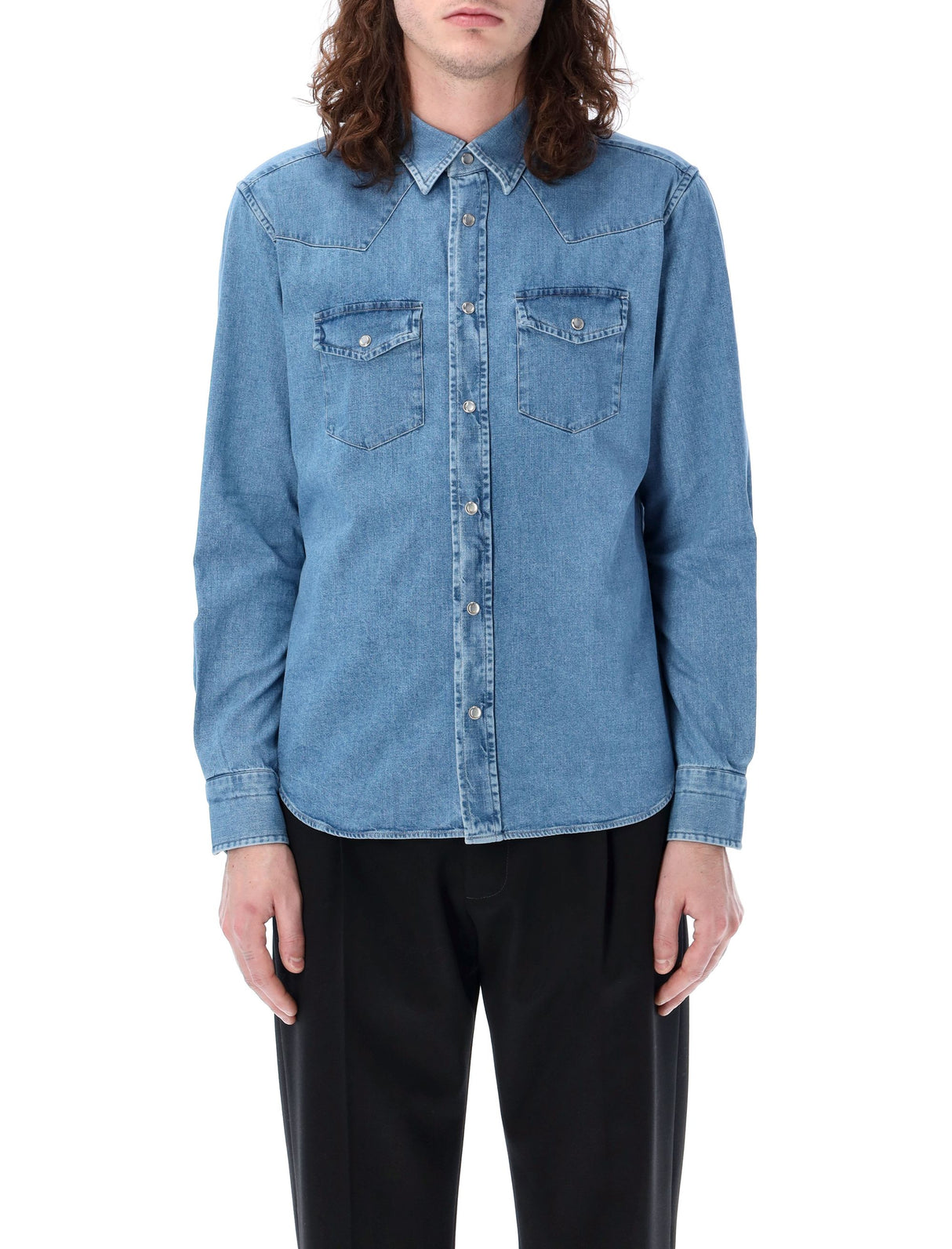 Men's Denim Casual Shirt - Classic Style by TOM FORD