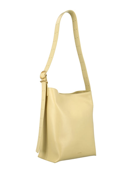 حقيبة يد جلد باللون البلون الأصلي للنساء من مجموعة SS24