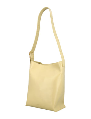 حقيبة يد جلد باللون البلون الأصلي للنساء من مجموعة SS24