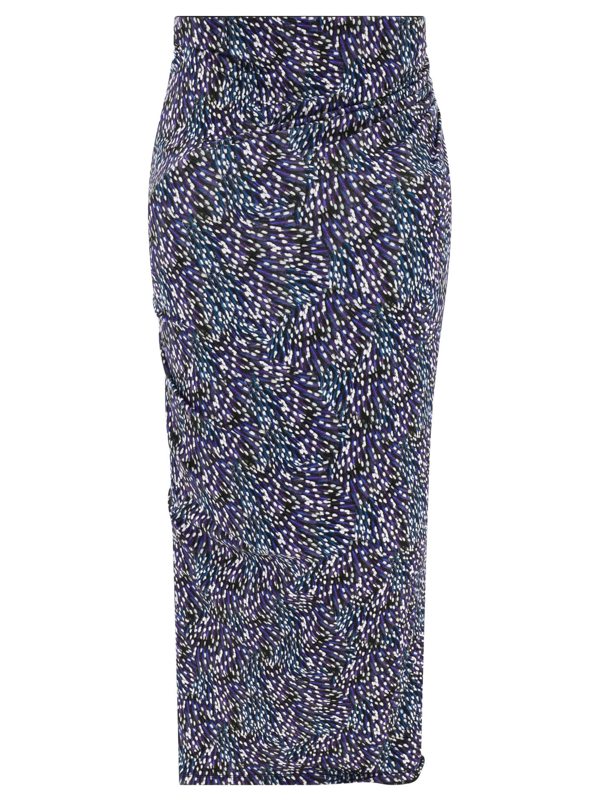 女性用ブルーラッフルスカート（SS24コレクション）