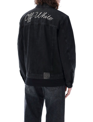 Áo khoác denim Varsity Skate đen cho nam - Bộ sưu tập SS24