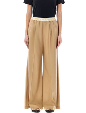 Beige Wide Leg Trousers by Marni for Women - SS24 Collection