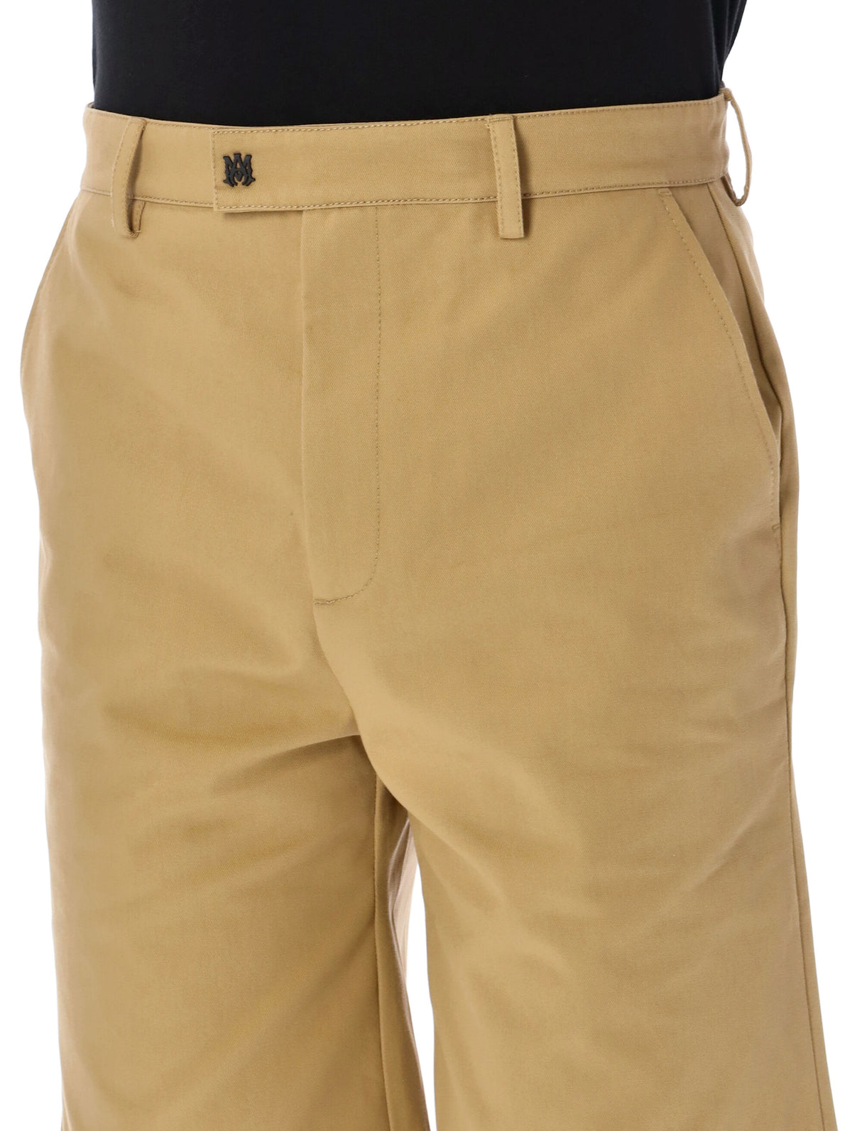 男士棕黑古銅區域藝術造型短褲
