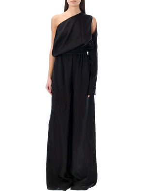 RICK OWENS Asymmetric One-Shoulder Jumpsuit for Women