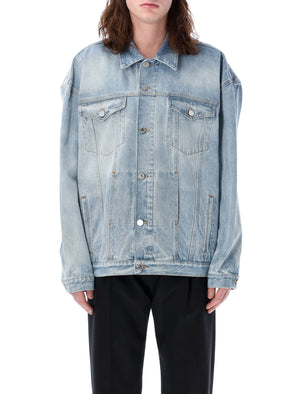 Blue Logo Denim Jacket - SS24 Collection