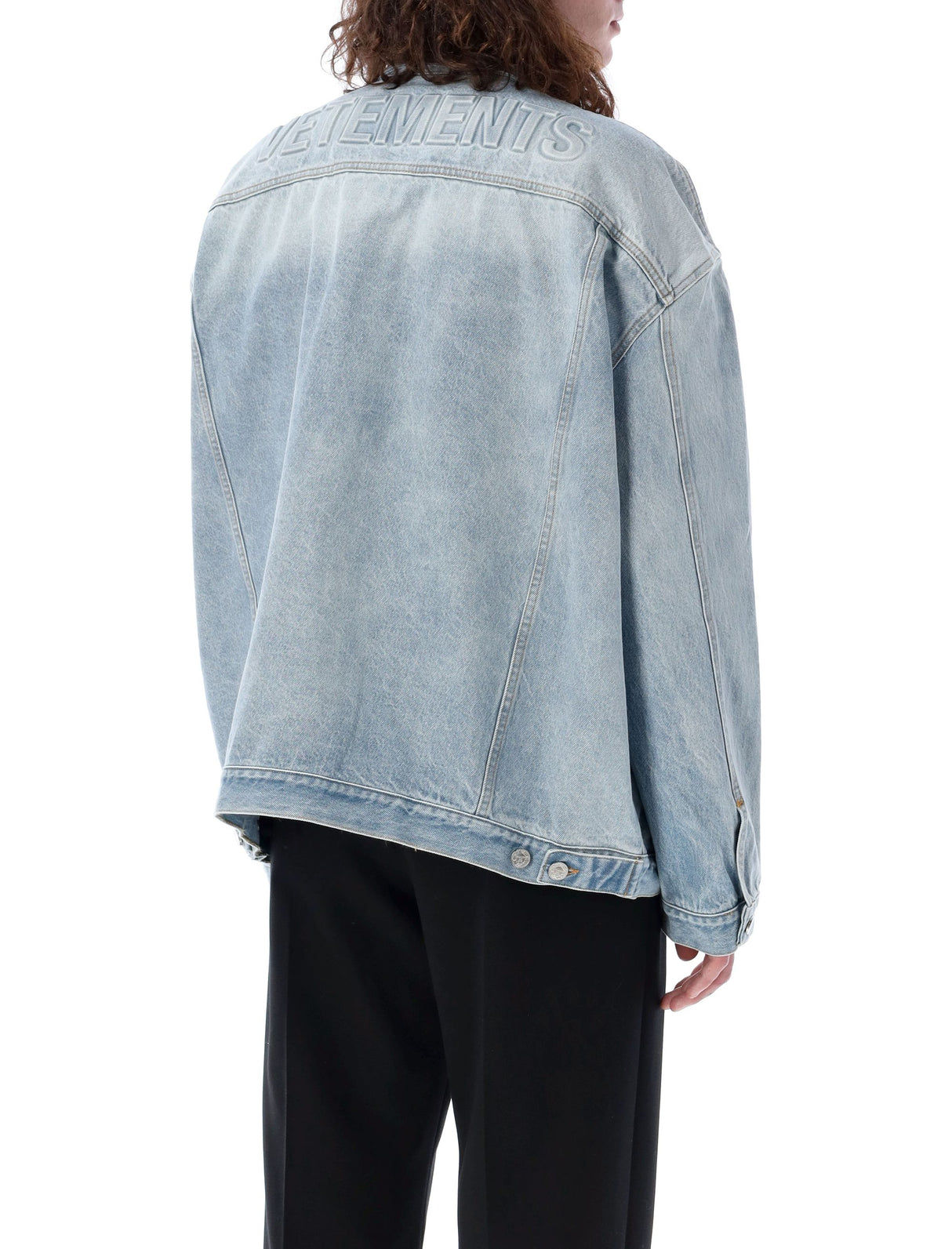 Blue Logo Denim Jacket - SS24 Collection