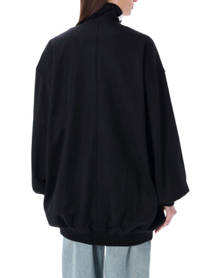 ISABEL MARANT ETOILE Women's Black Oversized Track Jacket in SS24 Season