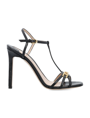 TOM FORD Stamped Lizard Leather Whitney Sandal