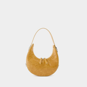 OSOI Women's Tan Mini Leather Shoulder Bag SS24