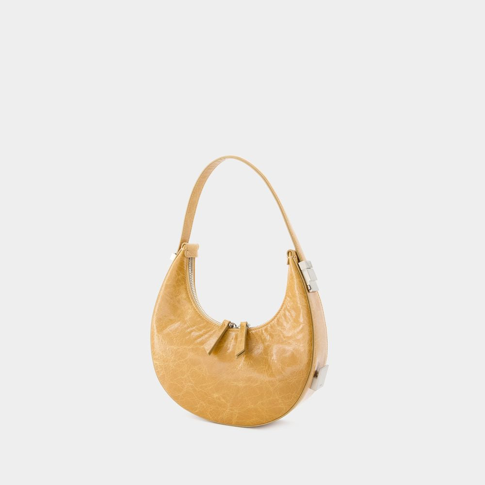 OSOI Women's Tan Mini Leather Shoulder Bag SS24