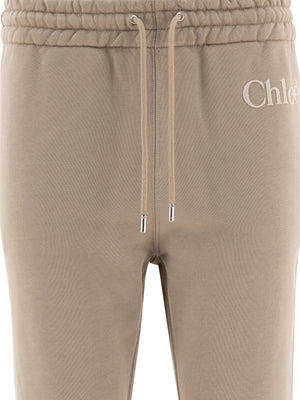 CHLOÉ COTTON FLEECE JOGGERS