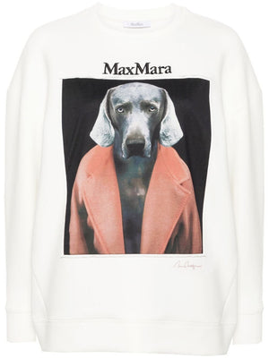 MAX MARA Printed Cotton Sweatshirt