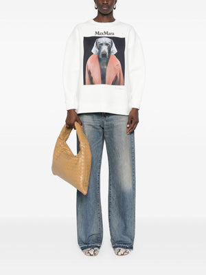 MAX MARA Printed Cotton Sweatshirt