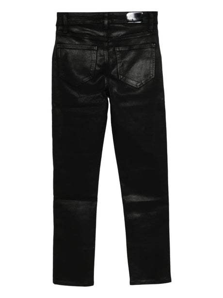 PAIGE High-Rise Leather-Like Skinny Jeans for Men